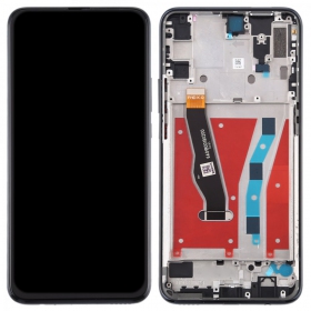 Huawei P Smart Z / Y9 Prime 2019 ekrāns (melns) (ar rāmīti) (Premium)