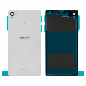 Sony Xperia Z1 L39h C6902 / Xperia Z1 C6903 / Xperia Z1 C6906 / Z1 C6943 aizmugurējais baterijas vāciņš (balts)