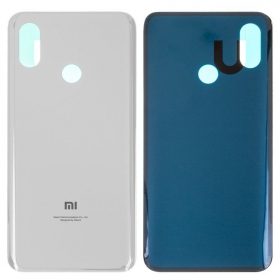 Xiaomi Mi 8 aizmugurējais baterijas vāciņš (balts)