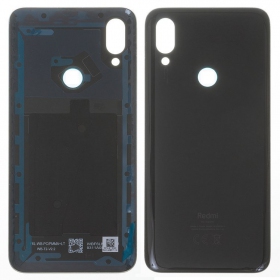 Xiaomi Redmi 7 aizmugurējais baterijas vāciņš (melns)