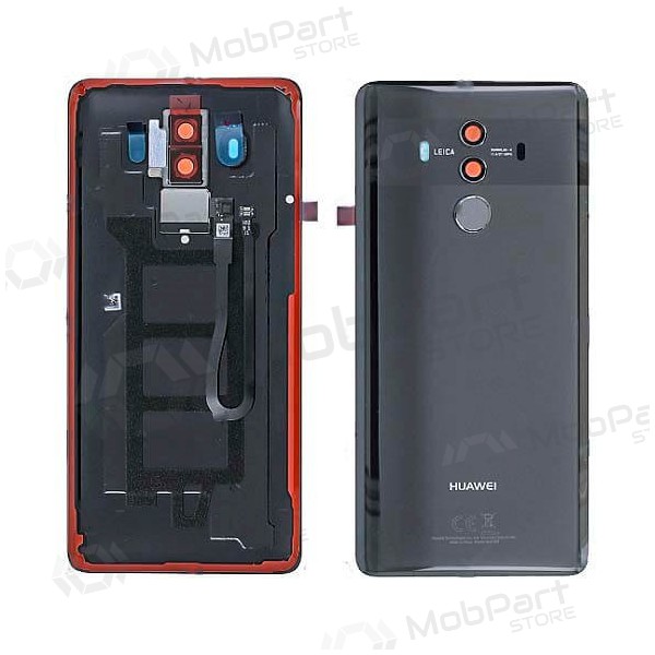 Huawei Mate 10 Pro aizmugurējais baterijas vāciņš melns (Titanium Gray) (lietots grade A, oriģināls)