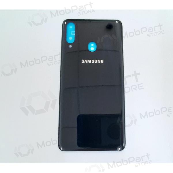 Samsung A207 Galaxy A20s (2019) aizmugurējais baterijas vāciņš (melns)