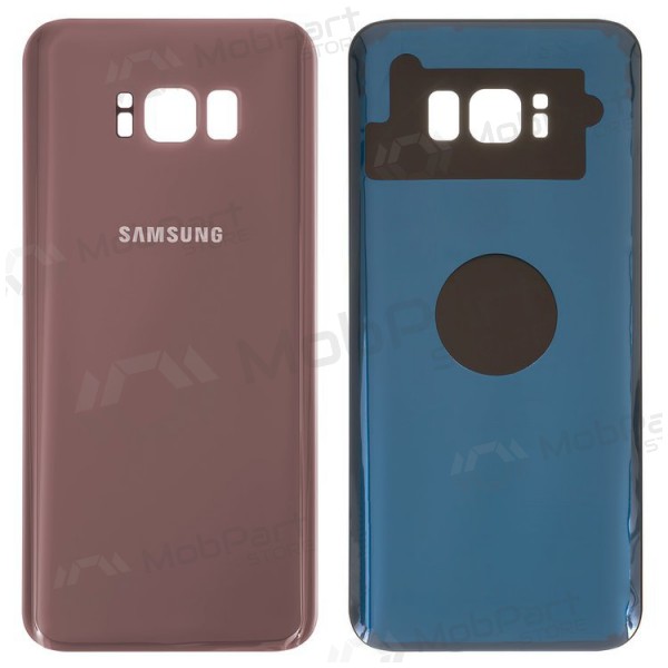 Samsung G955F Galaxy S8 Plus aizmugurējais baterijas vāciņš rozā (rose pink)