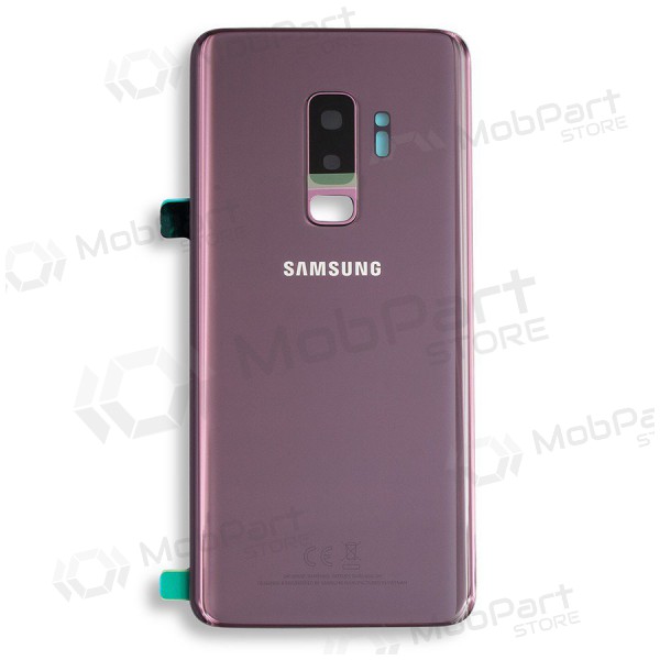 Samsung G965F Galaxy S9 Plus aizmugurējais akumulatora vāciņš violetā krāsā (Lilac Purple) - (lietots grade A, oriģināls)