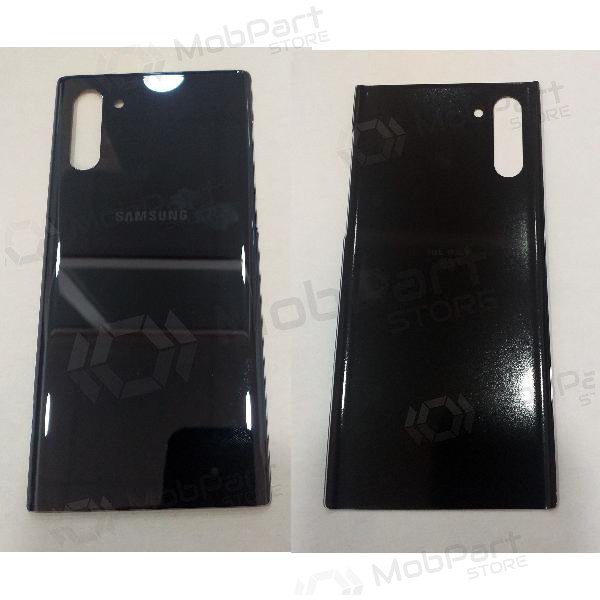 Samsung N970F Galaxy Note 10 aizmugurējais baterijas vāciņš melns (Aura Black)