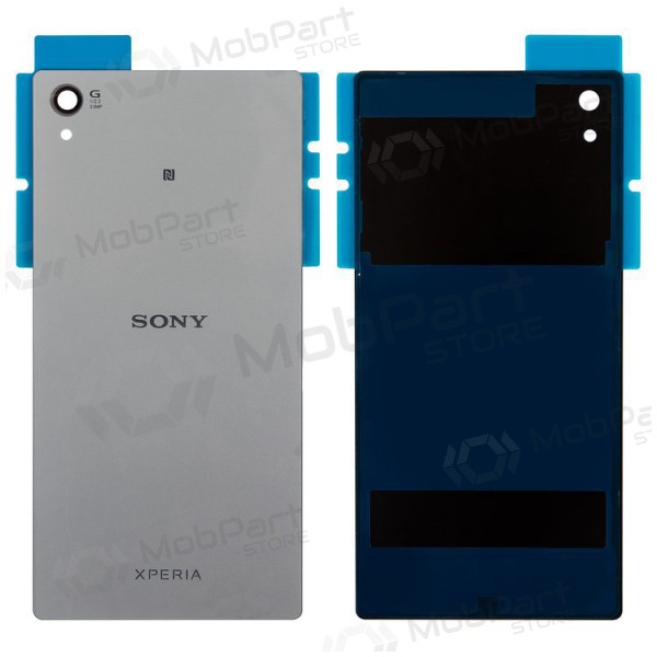 Sony Xperia Z5 Premium E6833 / Z5 Premium E6853 / Z5 Premium E6883 aizmugurējais baterijas vāciņš (sudraba)