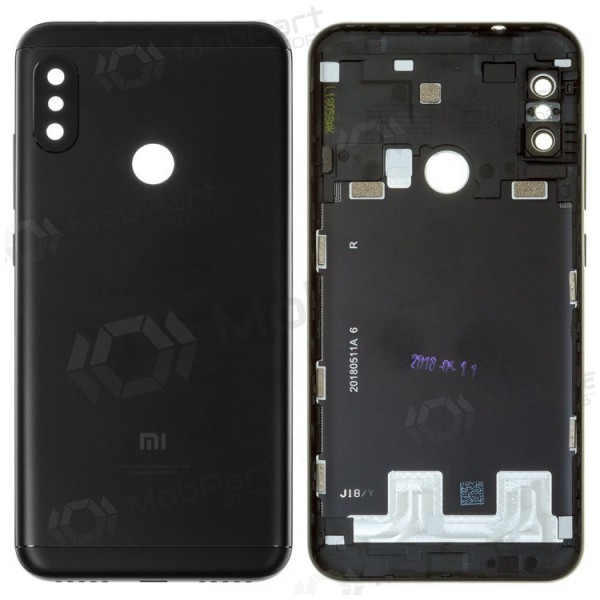 Xiaomi Mi A2 Lite / Redmi 6 Pro aizmugurējais baterijas vāciņš (melns)