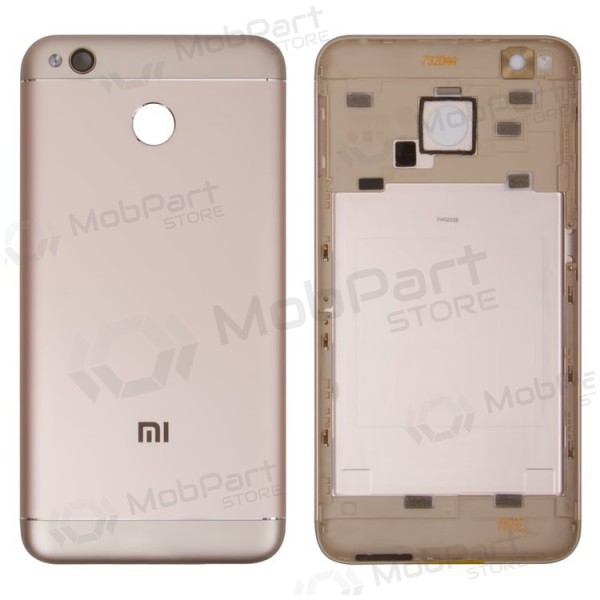 Xiaomi Redmi 4X aizmugurējais baterijas vāciņš (zelta)