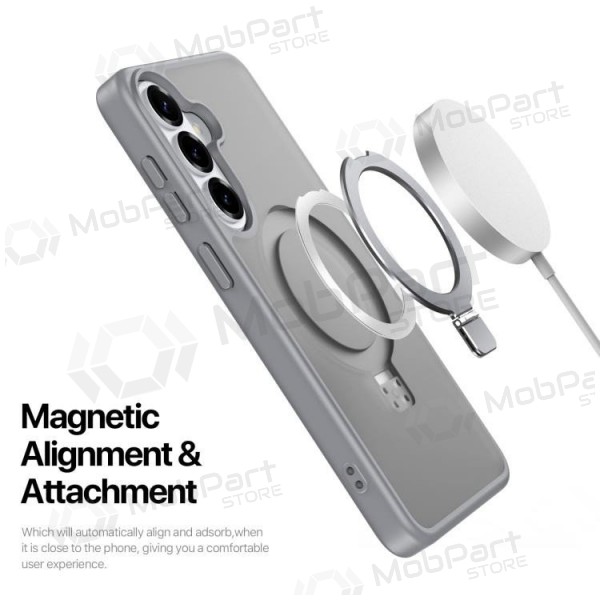 Samsung Galaxy S26 Ultra maciņš - Dux Ducis Yind Magnetic Stand (pelēks)