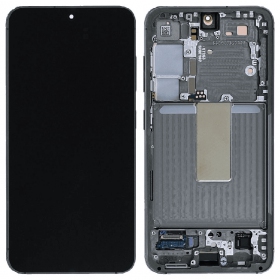 Samsung Galaxy S23 ekrāns (zaļš) (ar rāmīti) (oriģināls)