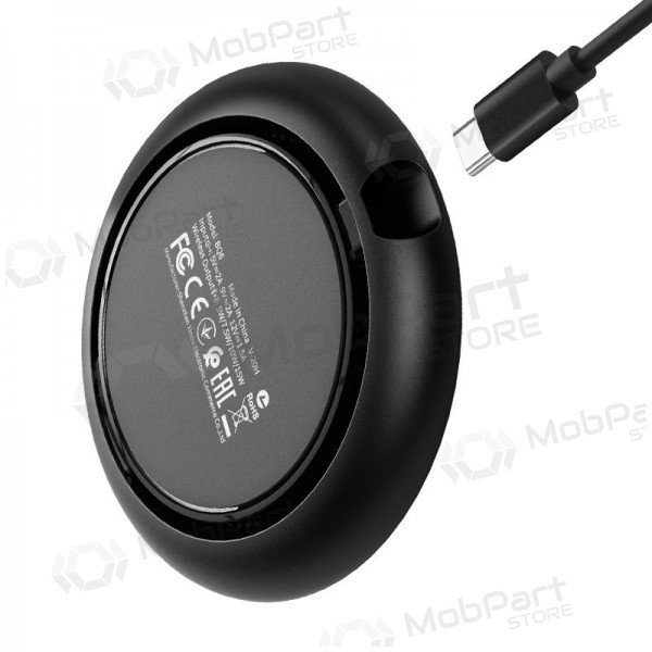 Lādētājs bezvadu Borofone BQ6 QC3.0 (15W) (melns)