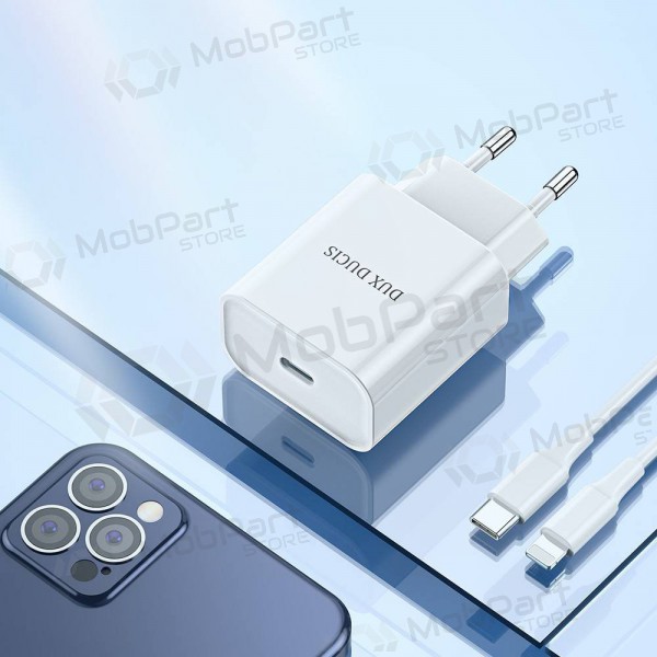 Lādētājs Dux Ducis C50 PD 20W Quick Charge (balts)