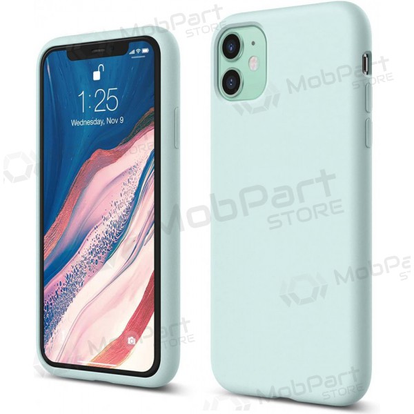 Apple iPhone 14 maciņš - Liquid Silicone (piparmētru)
