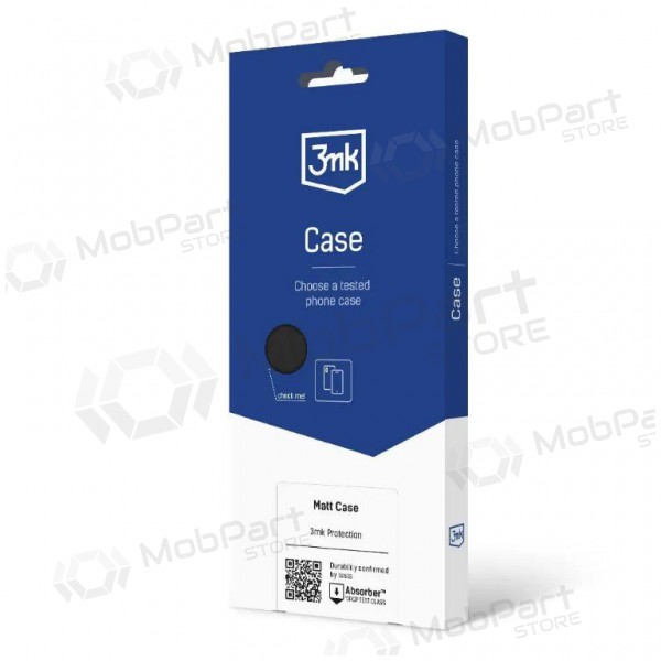 Apple iPhone 15 Plus maciņš - 3MK Matt Case (melns)