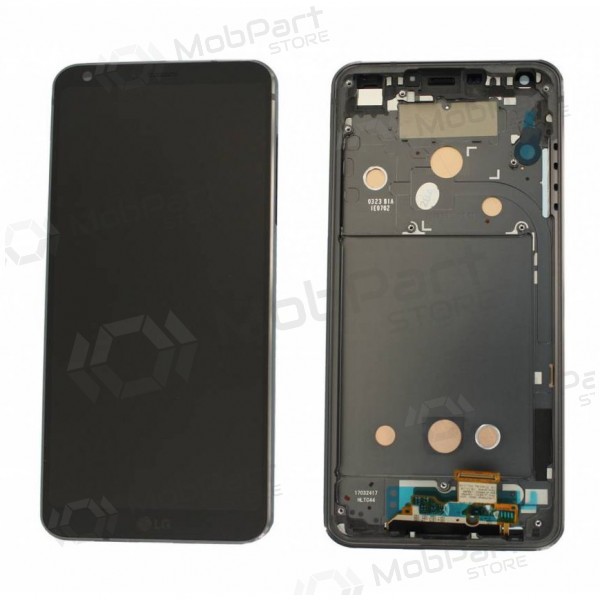 LG H870 G6 LCD ekrāns / displejs ar skārienjutīgu stikliņu (melns) (ar rāmīti) (service pack) (oriģināls)