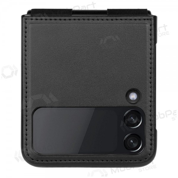 Samsung Galaxy Z Flip4 maciņš „Nillkin Leather“ (melns)