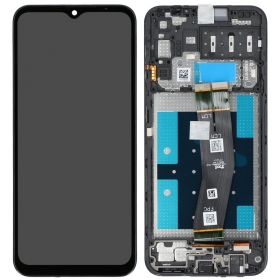 Samsung Galaxy A14 4G ekrāns (melns) (ar rāmi) (oriģināls)