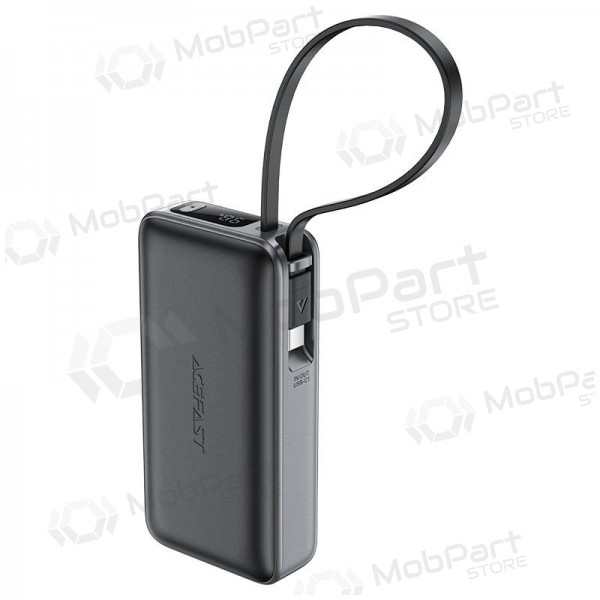 Ārējā baterija Power Bank Acefast M7-10000 PD30W With Cable 10000mAh melna