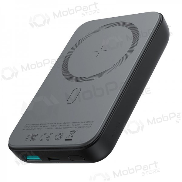 Ārējā baterija Power Bank Joyroom JR-W020 20W Magnetic Wireless 10000mAh melna