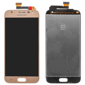 Samsung J330F Galaxy J3 (2017) ekrāns (zelta) (service pack) (oriģināls)