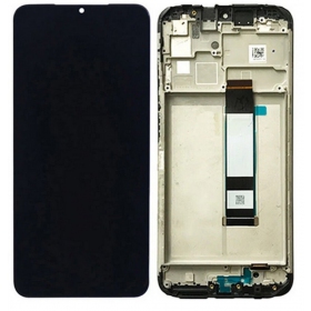 Xiaomi Redmi 9T / Redmi Note 9 4G 2021 ekrāns (melns) (ar rāmīti) (service pack) (oriģināls)