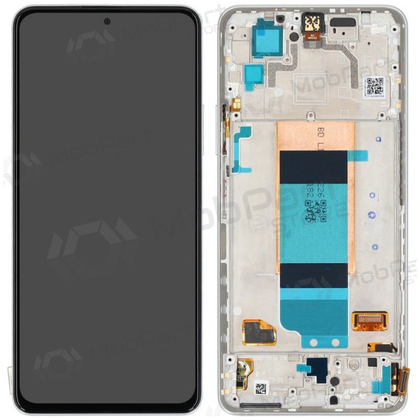 Xiaomi Poco F4 5G ekrāns (sudraba) (ar rāmīti) (oriģināls)