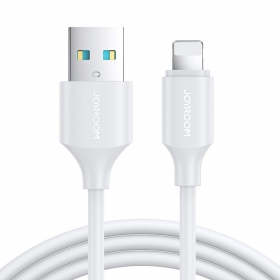 USB kabelis Joyroom S-UL012A9 USB to Lightning 2.4A 1.0m balts