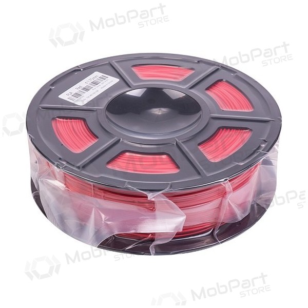 3D spausdinimo plastikas PLA, 1.75mm, 1kg, sarkans