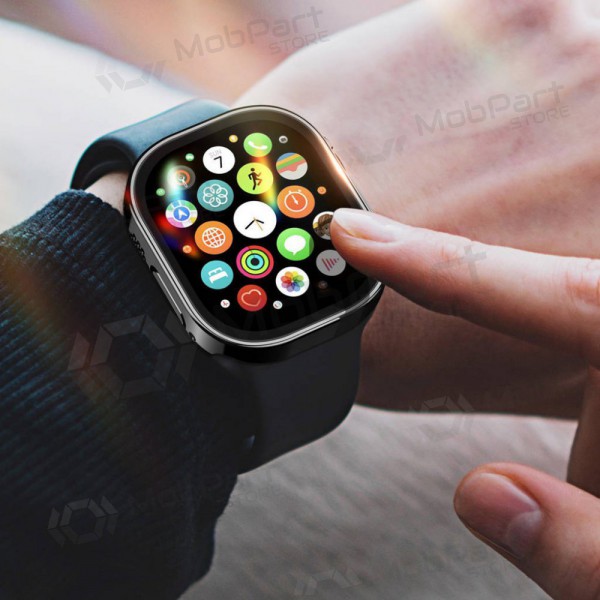 Apple Watch Ultra 49mm LCD aizsargstikls / maciņš - Dux Ducis Hamo (melns)