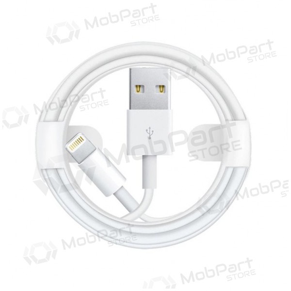 USB kabelis Apple Lightning to USB 2m A1510 / MD819ZM / A (ar oriģinālo E75 mikroshēmu)