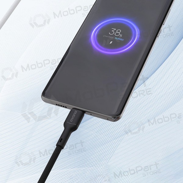 USB kabelis Dudao L9T USB-A uz USB-C 5A 1.0m melns