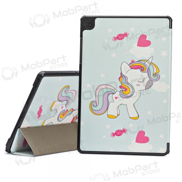 Samsung Galaxy Tab A9+, Tab A11+ maciņš - Smart Leather (unicorn)