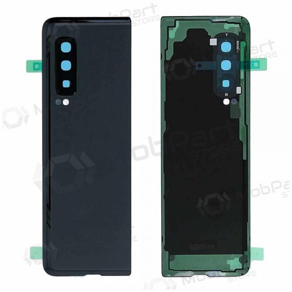 Samsung F900 / F907 Galaxy Fold aizmugurējais baterijas vāciņš (melns) (lietots grade A, oriģināls)