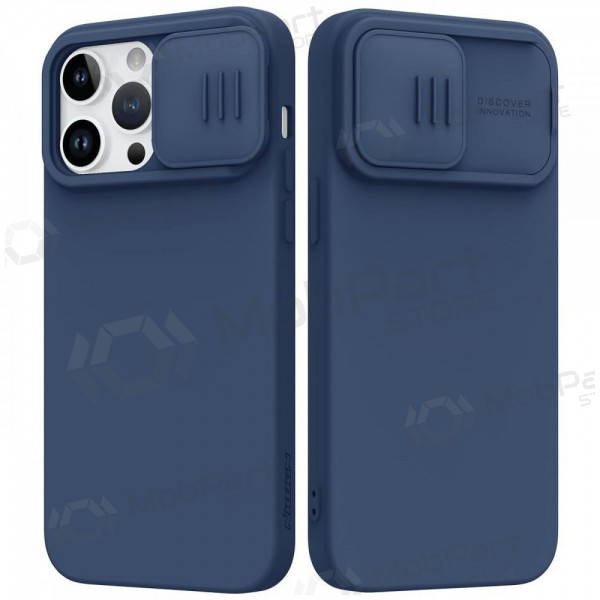 Apple iPhone 14 Pro vāciņš „Nillkin Silicone“ (tumši zils) Apple iPhone 14 Pro vāciņš „Nillkin Silicone“ (tumši zils)