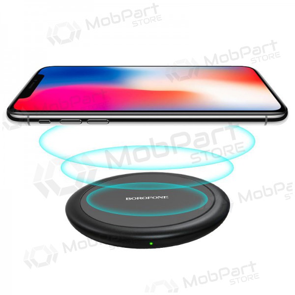 Lādētājs bezvadu Borofone BQ6 QC3.0 (15W) (melns)