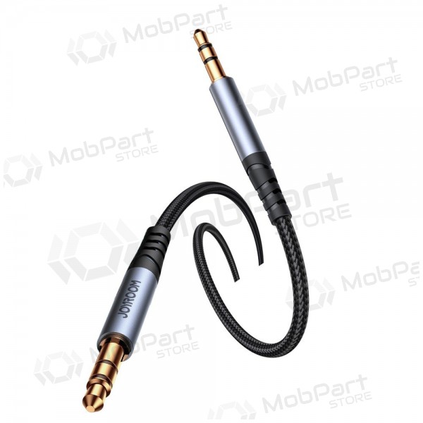 Audio kabelis Joyroom SY-A08 3,5mm to 3,5mm 1.2m melns