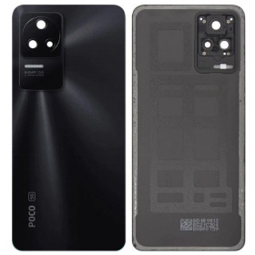 Xiaomi Poco F4 aizmugurējais baterijas vāciņš (melns) (oriģināls) (service pack)
