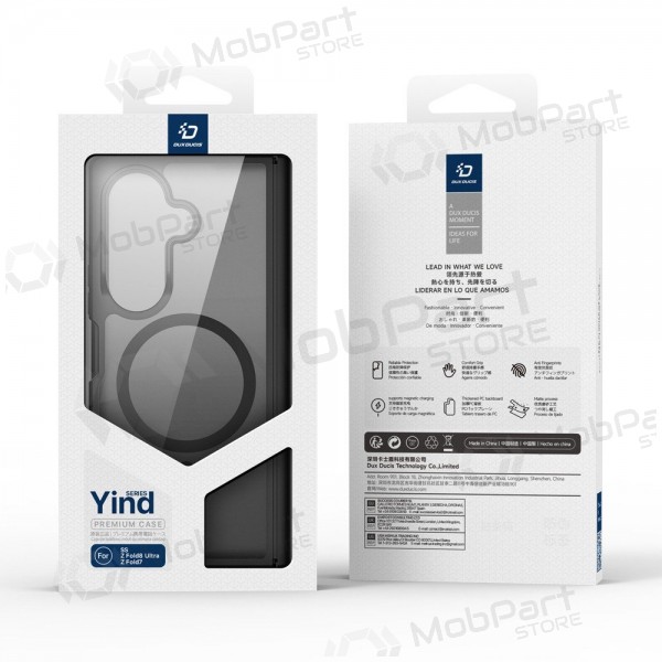 Samsung Galaxy Z Fold8 Ultra maciņš - Dux Ducis Yind MagSafe (melns)