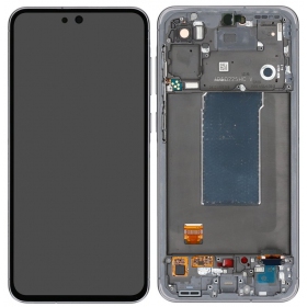 Samsung Galaxy A56 ekrāns (grafitas) (ar rāmīti) (oriģināls)