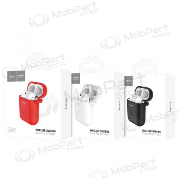 Bezvadu lādētājs HOCO CW22 Airpods (sarkans)