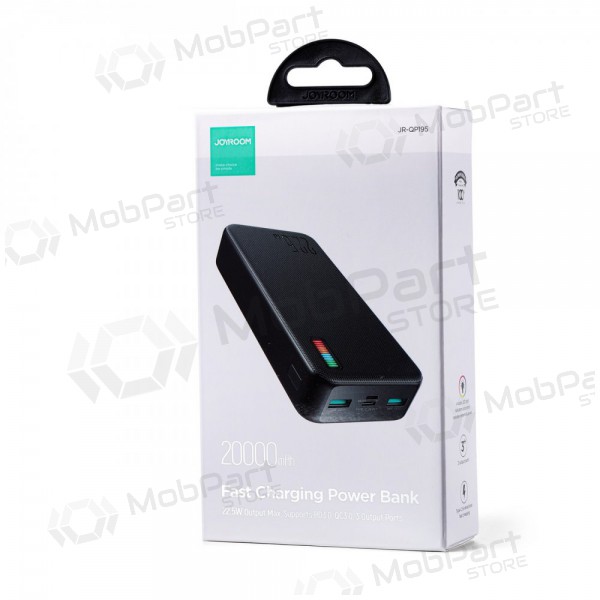 Ārējā baterija Power Bank Joyroom JR-QP195 22.5W 20000mAh melna
