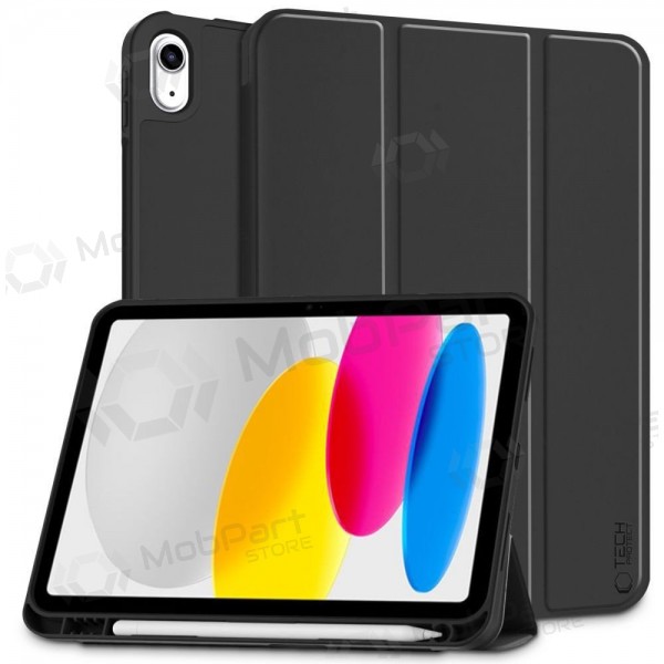 Apple iPad 10.9 2022, iPad 11 2025 maciņš - Tech-Protect SmartCase Pen Holder (melns)