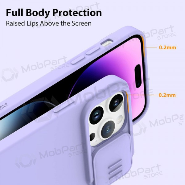 Apple iPhone 14 Plus vāciņš „Nillkin Silicone“ (šviesiai violets)