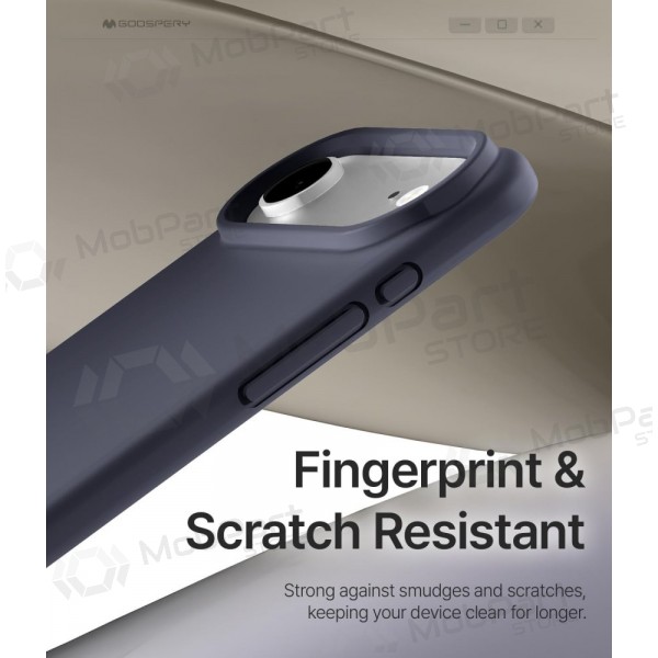 Apple iPhone Air maciņš Mercury "Pure Magsafe Silicon Case" (tumši zils)