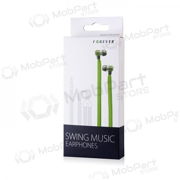 Brīvroku ierīce Forever Swing Music 3,5mm (zaļa)