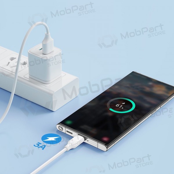 USB kabelis Joyroom S-UC027A9 USB to Type-C 3A 2.0m melns
