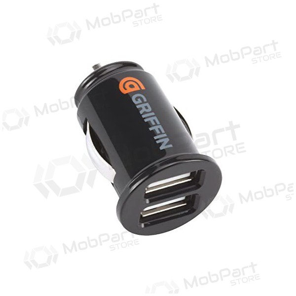 Auto lādētājs GRIFFIN (2xUSB 1A) (melns)
