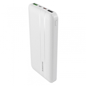 Ārējā baterija Power Bank Borofone BJ9 Type-C PD+Quick Charge 3.0 (3A) 10000mAh balta