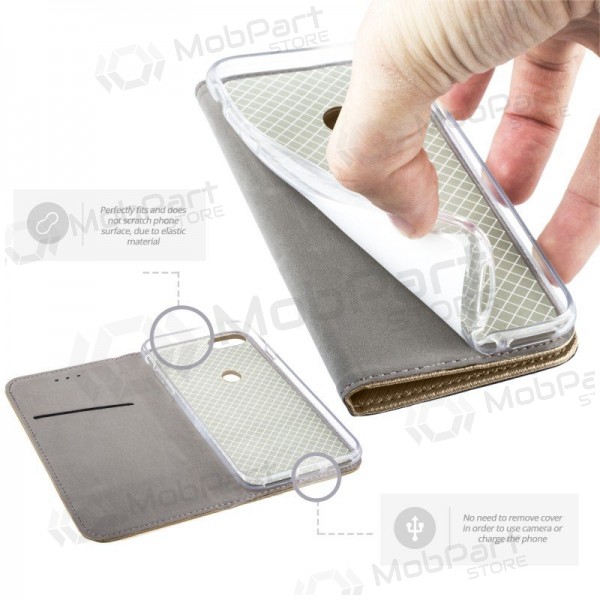 Apple iPhone 11 Pro maciņš - Smart Magnet (zelta)