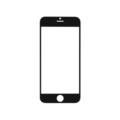Apple iPhone 6 Ekrāna stikliņš (melns) (for screen refurbishing)